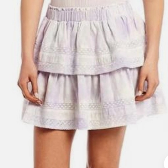 Chelsea and Violet Lavender Tiered Skirt - Picture 1 of 4